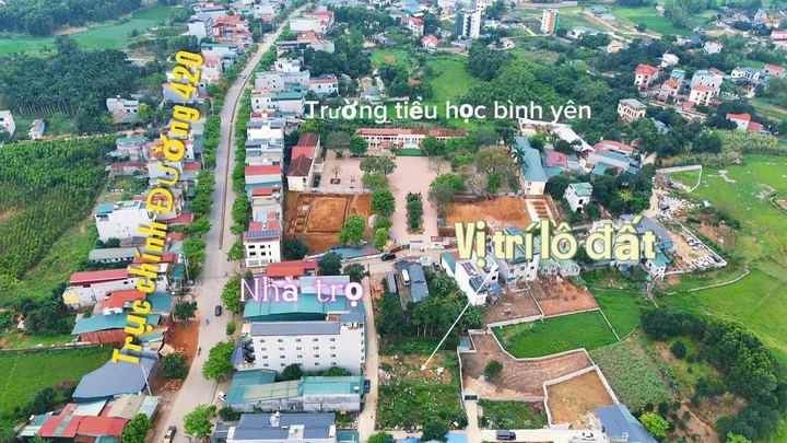 Bán Đất 187m2 thổ cư làn 2 tỉnh lô 420 gần khu công nghệ cao hoà lạc