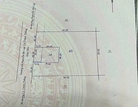 Bán Đất 1290m2 có sẵn 100 m2 thổ cư giá 5.4 tỷ tại Đường Lý Chính Thắng Xã Chư Á Thành phố Pleiku Gia Lai
