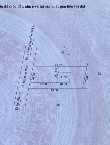 Bán Đất 952m2 có sẵn 100 m2 thổ cư giá 3.6 tỷ tại Đường Lý Chính Thắng Xã Chư Á Thành phố Pleiku Gia Lai
