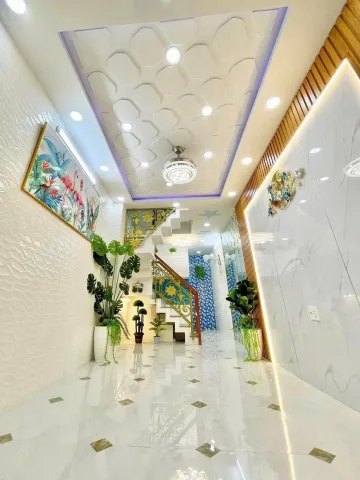 TÂN HÒA ĐÔNG PHÚ LÂM 3 TẦNG 3PN 3WC, NHÀ MỚI 95% 4,1 TỶ THU 12 TRIỆU