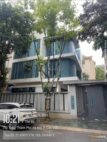 CHO THUÊ GẤP BIỆT THỰ KĐT DỊCH VỌNG - CẦU GIẤY 250m2 4 tầng 1 hầm - 55 TR/THÁNG