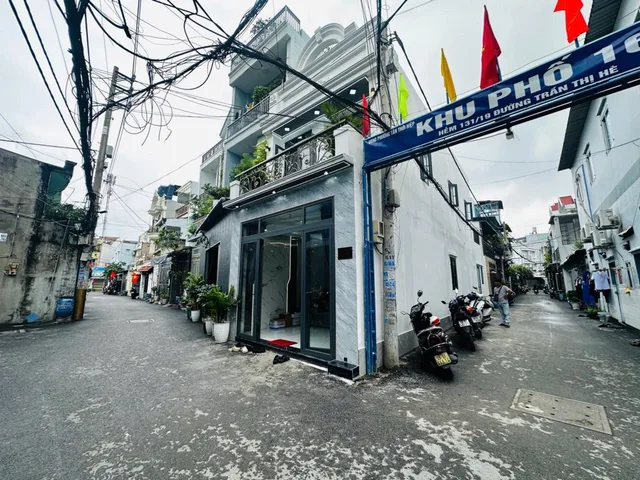 ‼️ 4,68 TỶ – NHÀ GÓC THOÁNG TRẦN THỊ HÈ, HẺM XE HƠI THÔNG (M51A)