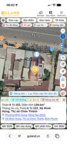 Bán Nhà riêng 128.1m2 có sẵn 128.1 m2 thổ cư giá 4 tỷ tại Xã Minh Long Thị xã Chơn Thành Bình Phước