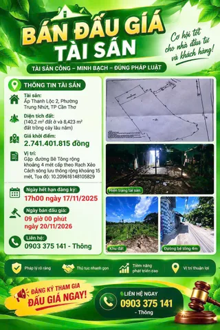 Bán Nhà riêng 7107m2 có sẵn 140.2 m2 thổ cư giá 2.74 tỷ tại Xã Trung An Huyện Cờ Đỏ Cần Thơ