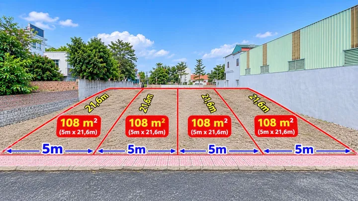 Bán Đất 108m2 Xã Phú Cát Huyện Quốc Oai Hà Nội