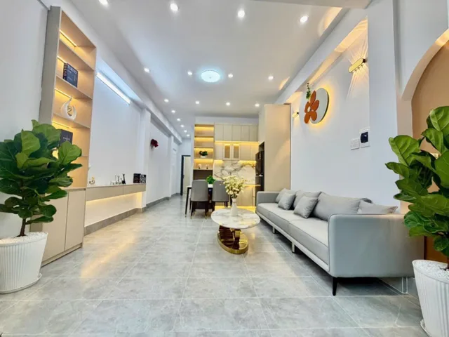 HUỲNH TẤN PHÁT 56M², 2PN, 2WC, HẺM Ô TÔ 5M, FULL NỘI THẤT 3,99 TỶ