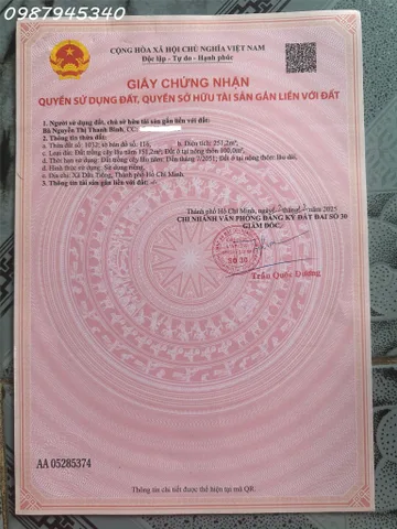 Cần tiền bán nhanh lô đất tại Ấp Núi Cậu, Dầu Tiếng, DT 251,2m2, giá 2,5 tỷ
