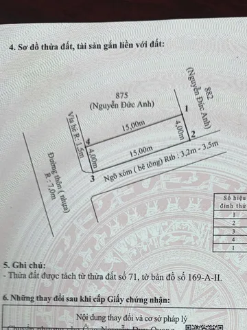 Bán Đất 60m2 có sẵn 60 m2 thổ cư giá 1.8 tỷ tại - Chọn - Xã An Trường Hải Phòng