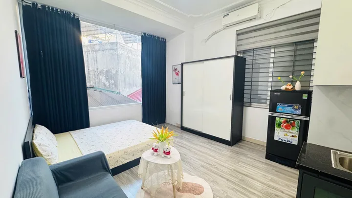 Cho thuê Ccmn FUll đồ đẹp thoáng ngõ 19 Thịnh Quang, Đống Đa