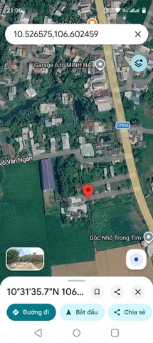 Bán Đất 81m2 có sẵn 81 m2 thổ cư giá 680 triệu tại Đường Kênh 6M Thị trấn Cần Đước Huyện Cần Đước Long An