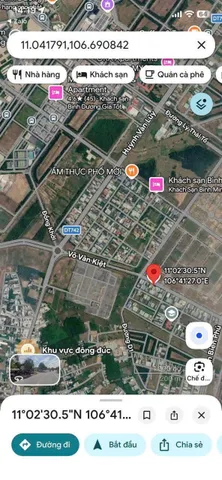 Mt kinh doanh Võ Văn Kiệt-Phú Tân (phường Bình Dương-TP.HCM) đối diện KDC Đại Nam trục chính vào trung tâm TP.Mới gần trung tâm