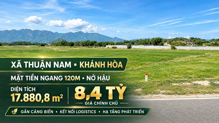 Bán đất tọa lạc tại xã Thuận Nam, Khánh Hoà
