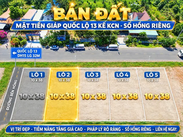 Bán Đất 380m2 có sẵn 100 m2 thổ cư giá 1 tỷ tại Xã Minh Hưng Thị xã Chơn Thành Bình Phước
