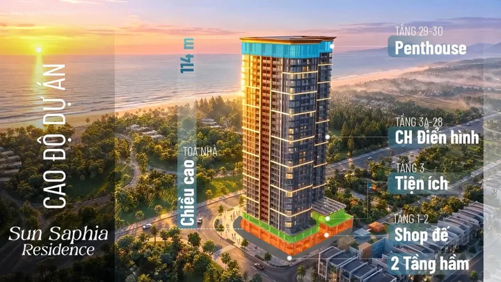 🏖️Dự án Saphia Residence trực diện biển Đà Nẵng hiện đang nhận booking đặt chỗ ưu tiên chọn căn view biển trước với 50triệu/1 vị trí