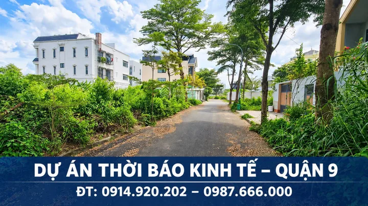 Bán nhanh nền biệt thự KDC Thời Báo Kinh Tế, P.Phú Hữu, Q9, lô D7, sổ đỏ, xây biệt thự, DT 20m x 22m