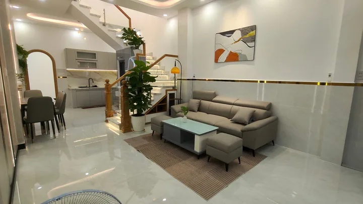 Nhà full nội thất xịn sò ngay liên khu 2-10, hẻm xe hơi thông tứ tung chỉ 5đ nhỏ