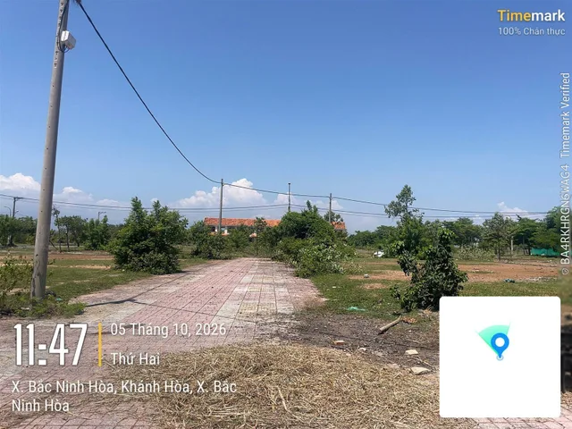 Bán đất tái định cư Ninh Long, khu kinh tế Vân Phong - lô góc 187,5m² 2 mặt đường, 2,4375 tỷ