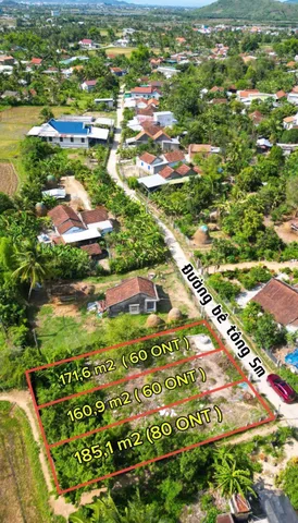 Bán đất Ninh Lộc - 3 lô liền nhau 517,6m² Phong Thạnh, 3 sổ, 1,65 tỷ