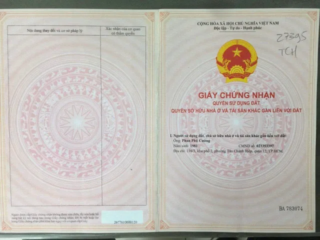 Bán Nhà riêng 83m2 có sẵn 83 m2 thổ cư giá 5.7 tỷ tại Đường Tân Chánh Hiệp 33 Phường Tân Chánh Hiệp Quận 12 TP. Hồ Chí Minh