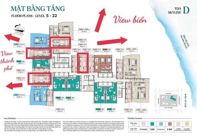 Bán Căn hộ chung cư 38m2 giá 3.7 tỷ tại 194 Phường An Hải Bắc Quận Sơn Trà Đà Nẵng