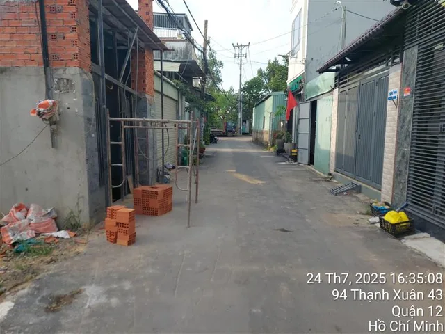 🔥 NHÀ 1 TRỆT 1 LẦU HẺM XE HƠI PHƯỜNG THANH XUÂN, QUẬN 12 - 5 TỶ!