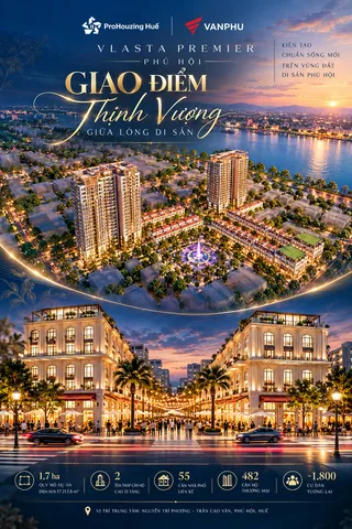 🏙️ VLASTA PREMIER – PHÚ HỘI 
NƠI NHỊP SỐNG HIỆN ĐẠI GIAO HÒA CÙNG DI SẢN