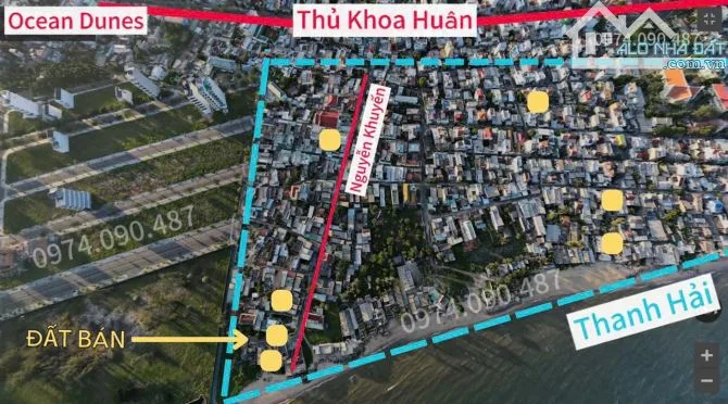 Tổng hợp đất biển du lịch khu Thanh Hải, trung tâm Phan Thiết. LH: 0974090487