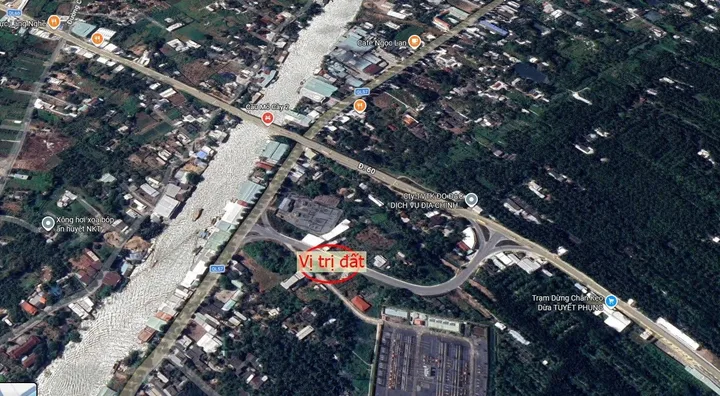 Bán Đất Mặt Tiền đường Nhánh cầu mỏ cày 2