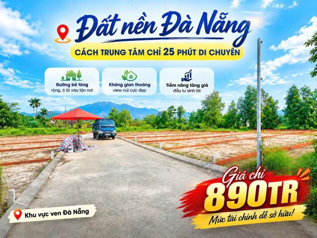 CHÍNH CHỦ CẦN BÁN NHANH 3 LÔ LIỀN KỀ ĐẤT NỀN HÒA TIẾN HÒA VANG 420M2 GIÁ RẺ CHỈ TỪ 890TR