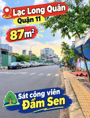 Bán Nhà riêng 86m2 có sẵn 86 m2 thổ cư giá 7.8 tỷ tại Đường Lạc Long Quân Phường 08 Quận 11 TP. Hồ Chí Minh