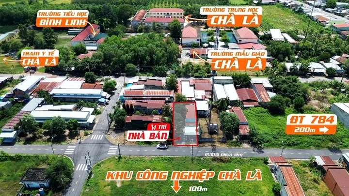 Bán Đất tái định cư kcn chà là  143m2full thổ 2mt