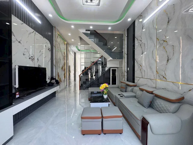 HUỲNH TẤN PHÁT 4PN CÓ NGỦ TRỆT, 84M², CHỈ 3 BƯỚC RA MẶT TIỀN 5.5 TỶ