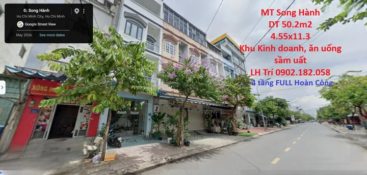 💥BĐS dòng tiền MT Song Hành, Đông Hưng Thuận, TPHCM💥