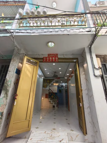 Nhà mới 3 tầng, ngay Tân Hoà Đông-Phú Lâm. Hẻm thông xe tải. Chỉ 4. 1  tỉ
