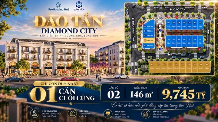 💎 ĐÀO TẤN DIAMOND CITY – DUY NHẤT 01 CĂN CUỐI CÙNG!