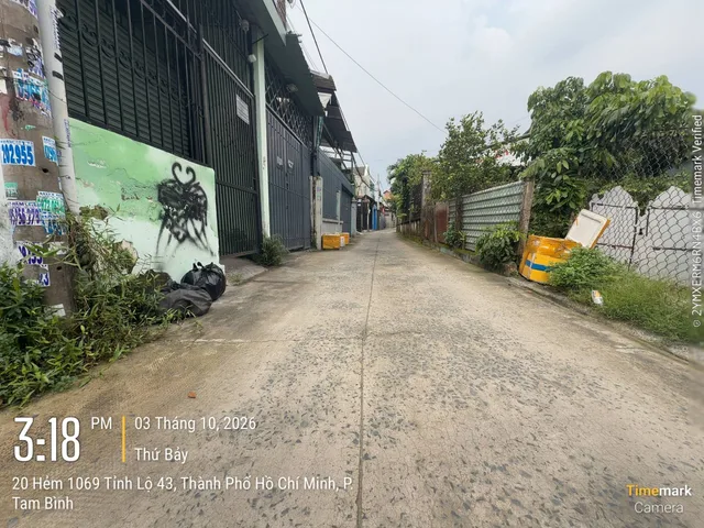 Bán Đất 268m2 có sẵn 170 m2 thổ cư giá 16 tỷ tại đường Tỉnh lộ 43 Phường Tam Bình Quận Thủ Đức TP. Hồ Chí Minh