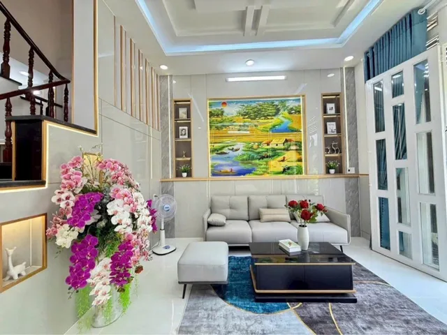 LÊ VĂN KHƯƠNG QUẬN 12, HẺM NHỰA 10M, 5X10M, 4PN, FULL NỘI THẤT 5,45 TỶ