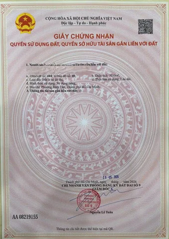 Bán Đất 50 m2 thổ cư giá 3.2 tỷ tại Đường Nguyễn Thị Tú Phường Bình Hưng Hoà  Quận Bình Tân TP. Hồ Chí Minh