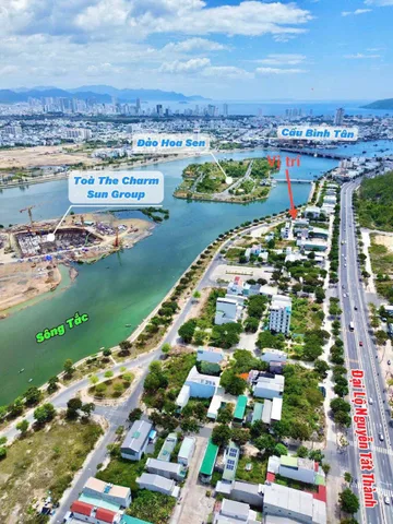 Đất view trực diện đảo Hoa Sen khu TĐC Hòn Rớ 2. Dt 127m2. Giá 55tr/m2