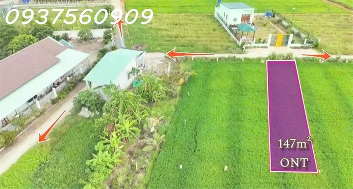 Bán lô đất siêu đẹp 5x30 - (147m2) - Đức Tân, Huyện Tân Trụ, Long An, giá đầu tư