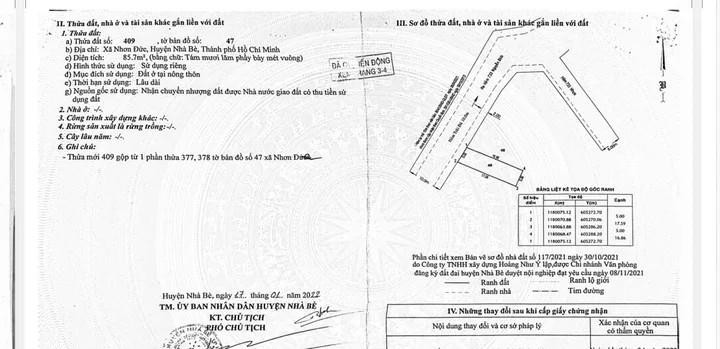 Bán Đất 85.7m2 có sẵn 85.7 m2 thổ cư giá 4.5 tỷ tại Đường Nguyễn Bình Xã Nhơn Đức Huyện Nhà Bè TP. Hồ Chí Minh