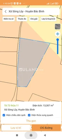 Cần bán gấp lô đất 13300m2 giá 931triệu tại xã sông lũy huyện Bắc Bình tỉnh bình thuận