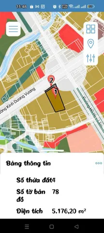 Bán Đất Mt Kinh Dương Vương.  Thích hợp làm CC siu thị