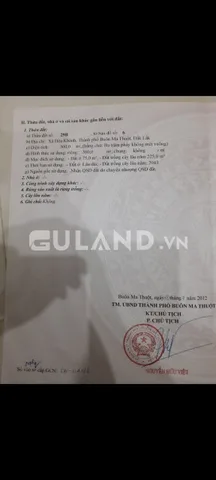 Bán đất 300m² 990 triệu tại Xã Hòa Khánh Thành phố Buôn Ma Thuột