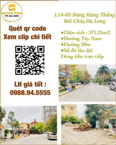 💥Hàng hot 💥Bán đất biệt thự Đông Hùng Thắng,Bãi Cháy,Hạ Long