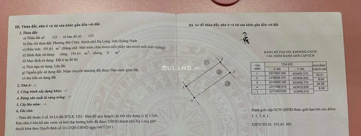 💥Giá tốt💥Bán đất gần Đại Lộ Marine,Bãi Cháy,Hạ Long