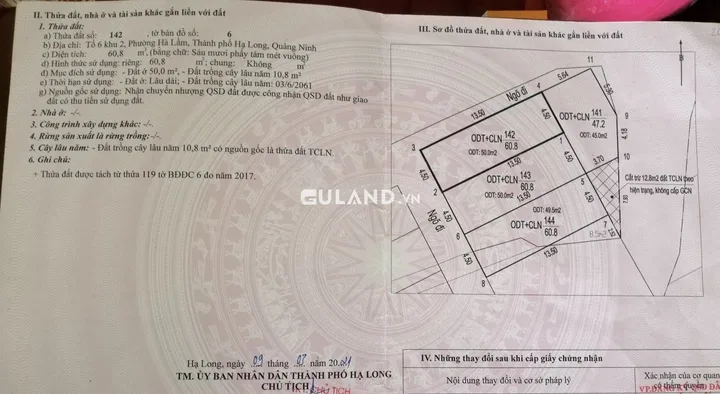 💥Bán đất moong y tế,Hà Lầm,Hạ Long