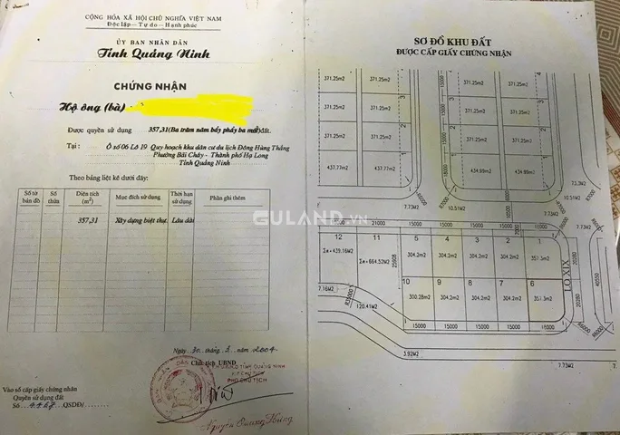 💥Cắt lỗ💥Bán đất ô góc mặt hồ Cái Dăm,Bãi Cháy,Hạ Long
