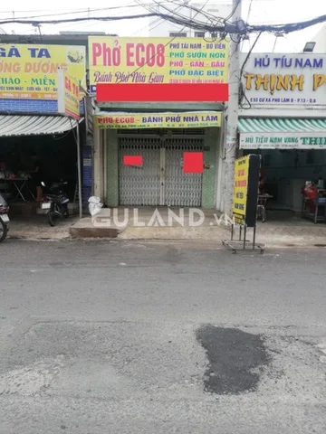 cho thuê nhà mặt tiền đường cư xá phú lâm