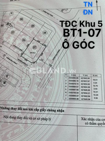 Ô GÓC BIỆT THỰ  KHU TRỚI 5 - HOÀNH BỒ